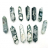 Moss Agate Double Terminated Points Massage Wands